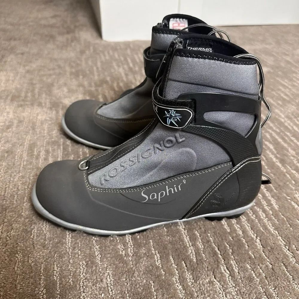Rossignol Saphir Women’s cross country Ski Boots EU 39 Thermo Fit Gray/Black